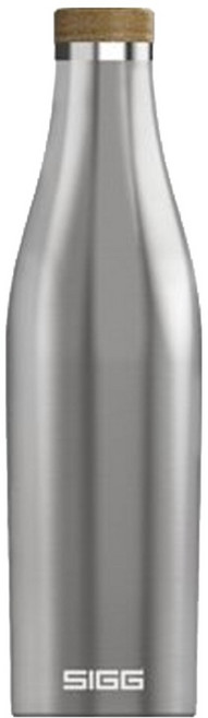 SIGG 纖體竹蓋保溫瓶, 霧銀色, 500ml, 1個