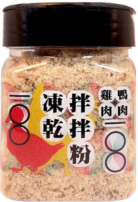 Hi Pet Chan 嗨寵物們 凍乾拌拌粉, 雞肉鴨肉, 50g, 1罐
