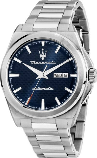 maserati 男士 VELOCITA 自動機械金屬錶帶手錶 41mm R8823152002