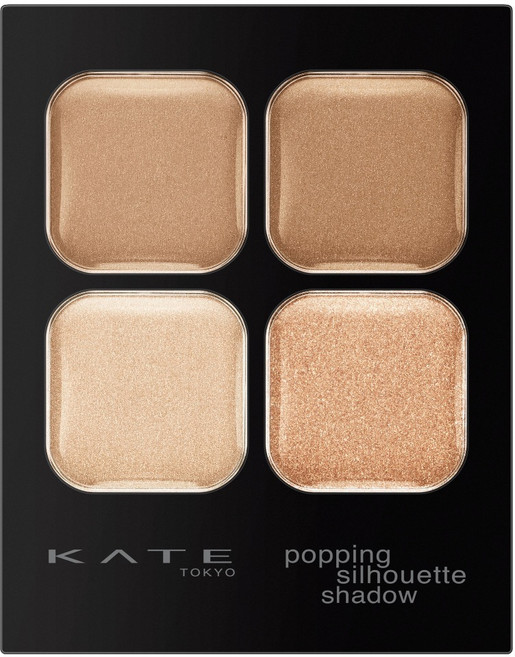 KATE 凱婷 台灣公司貨 邃影光綻眼影盒 3.6g, BE-1 肉桂光影, 1個