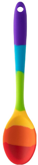taylor's eye witness 不沾鍋矽膠料理匙 21.5cm, 1支, 彩虹, 料理匙