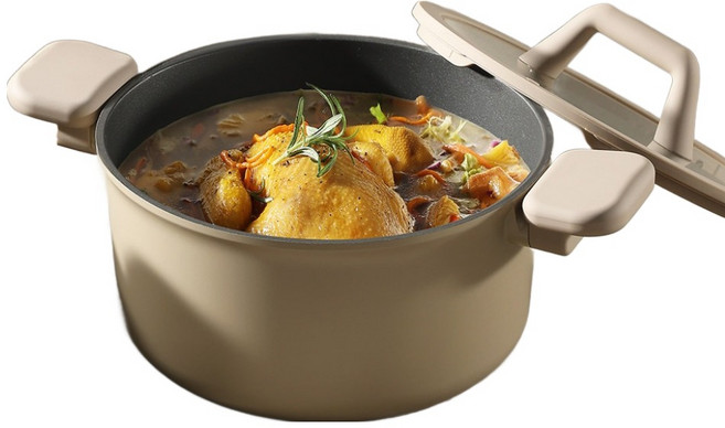 CAROTE Carote Cozy Pro IH 電磁爐用雙耳湯鍋, 1個, 單一顏色, 26cm