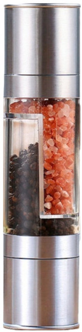 小麥購物 手動黑胡椒研磨器 不鏽鋼磨頭 252g, 120ml, 1個