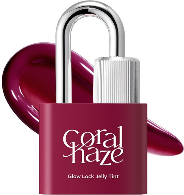 coralhaze 台灣公司貨 鎖水光彩唇釉 4g, 1個, 108 多汁梅果