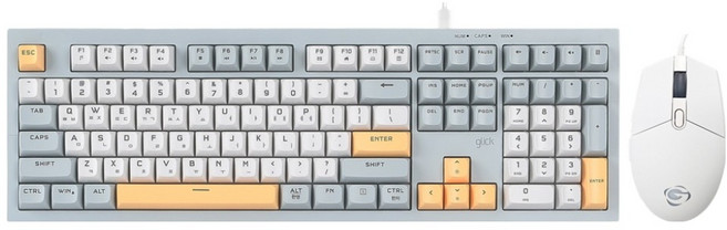 g-clicker OfficePro Silence M 250 108 鍵盤滑鼠組, 海軍藍, OPS50, 標準型