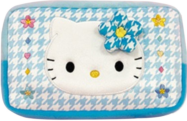 Jacob C&E Hello Kitty 格紋花朵化妝包