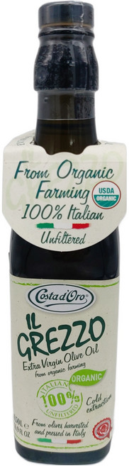 Costa d'Oro IL GREZZO特級初榨橄欖油, 1個, 500ml