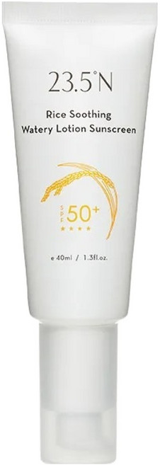 23.5 N 北緯研製 米粹舒緩水感防曬乳 SPF50+, 40ml, 1條