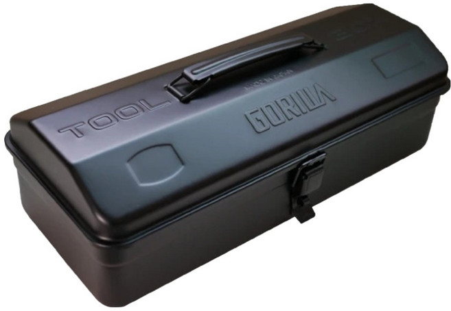 GORILLA 紳士質人手工具 霧黑色高張力鋼大工具箱 日本製, 1個