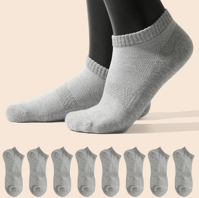 Sockpiens 男士Deofree涼感網眼運動短襪 8雙