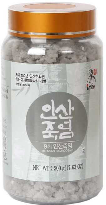 insan 九烤竹鹽 固體, 1個, 500g
