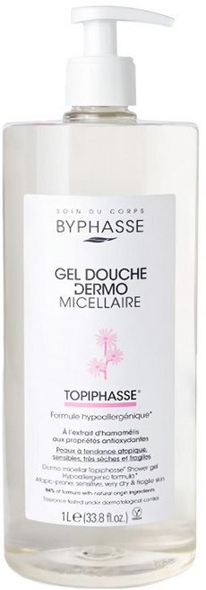 BYPHASSE 溫和潔淨無皂基沐浴精, 1瓶, 1L