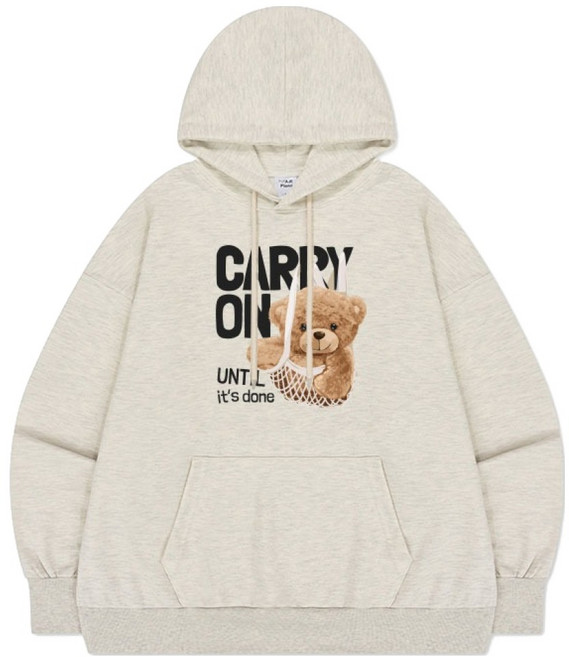 AiR Plane CARRY BEAR 寬鬆版型連帽T恤