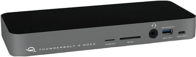 OWC 14-Port Thunderbolt 3 Dock 集線器 40Gb/s OWCTB3DK14PSG, 1個, 灰色 + 黑色