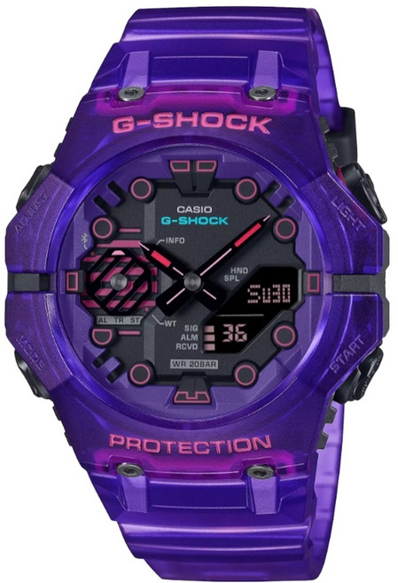 CASIO 卡西歐 G-SHOCK 未來科技感藍芽手錶 GA-B001CBRS-6A