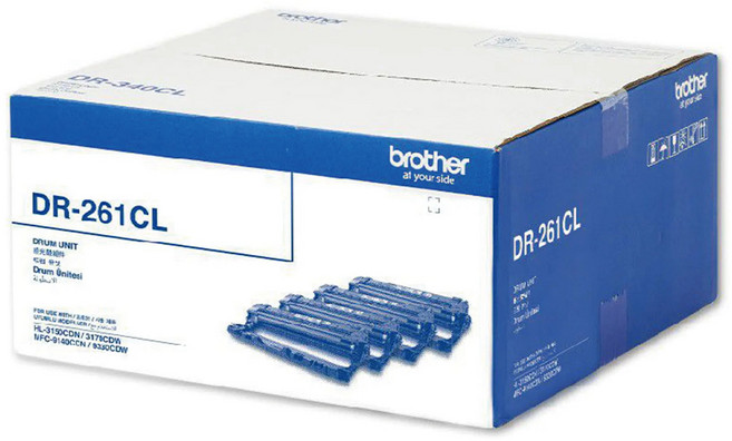 brother 兄弟牌 官方直營 原廠感光滾筒 DR-261CL, 1個, 黑色