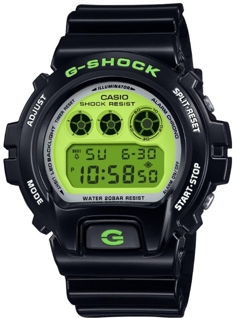 CASIO 卡西歐 G-SHOCK 經典系列 運動電子錶 DW-6900RCS-1 50mm