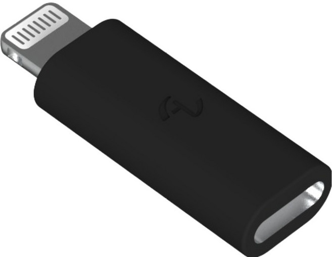 ALLite USB-C-Lightning轉接頭, 經典黑, 1個, 31.4mm