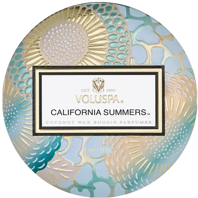 VOLUSPA 迷你錫蠟燭, 夏日加州, 113g, 1個
