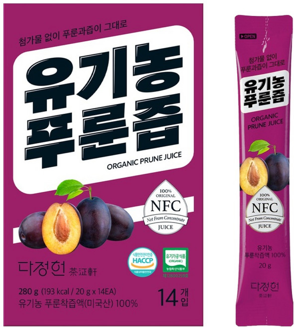 Da Jung Heon 西梅汁隨身包, 20g, 14個