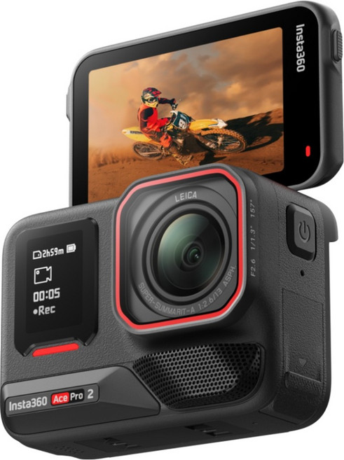 Insta360 ACE PRO 2 雙電版街拍套裝攝影機 8K 超高清 170920015E, 灰色