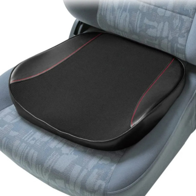 BONFORM 柔韌皮革雙拼色系座墊 5725-43BK, 黑灰色, 1個
