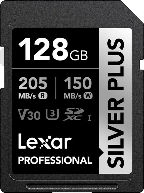 Lexar 雷克沙 Silver Plus SDXC UHS-I 記憶卡, 128GB, 1個