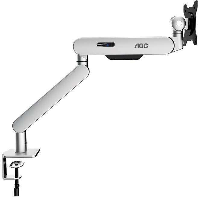 AOC 單螢幕支架 AM400, Premier Silver, 1個