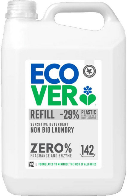 ECOVER 宜珂 洗衣精 無添加ZERO, 1個, 5L