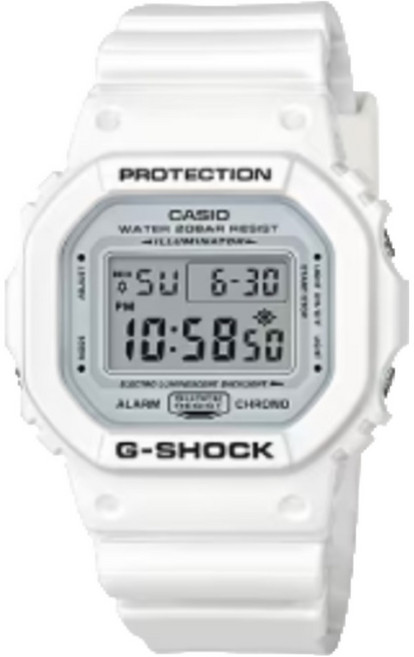 CASIO 卡西歐 G-SHOCK 經典造型霧面感數位休閒錶 DW-5600MW-7