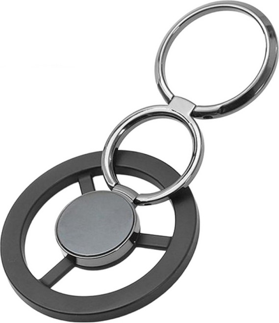 magsafe 磁吸手機指環扣支架 MF001, 1個, 黑色