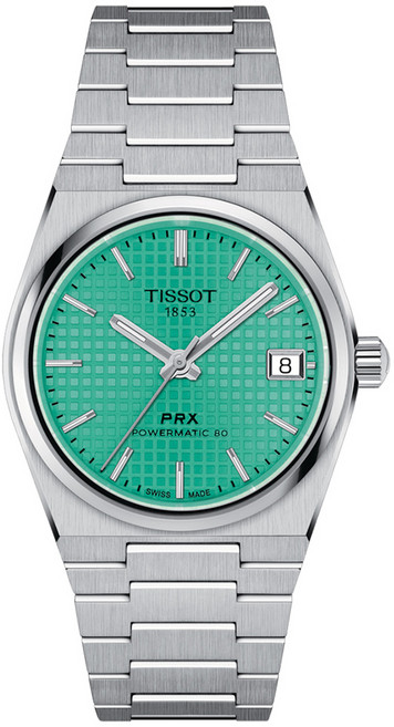 TISSOT 天梭 PRX系列 簡約復刻機械腕錶 T1372071109101 35mm