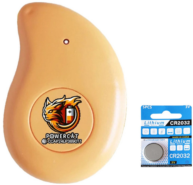 POWERCAT 寶護者 藍牙防丟器 附電池, 勾玉黃, 1個