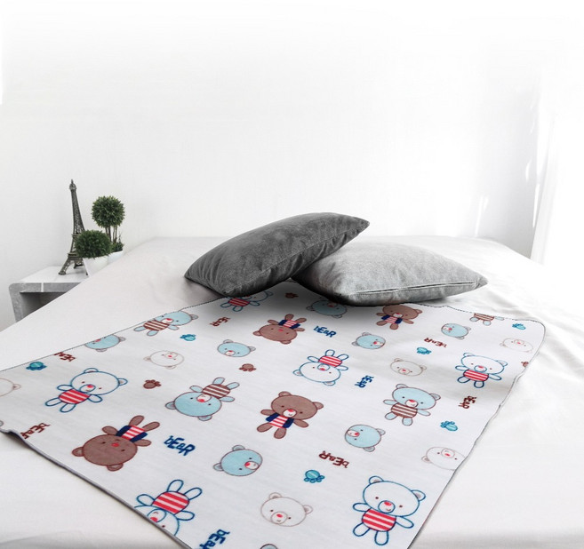 BEARBED 熊棉 多功能靜音防水墊, 1個, 探險小熊