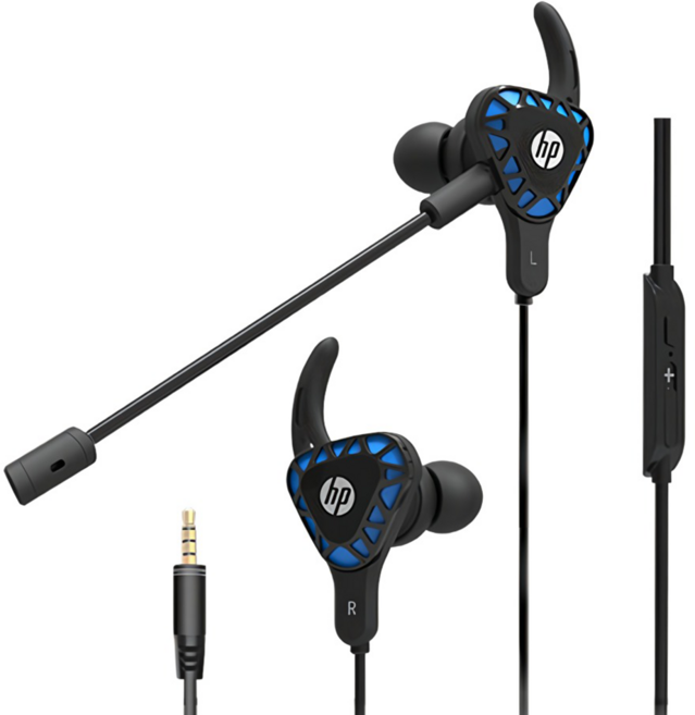 Wired ENC降噪 入耳式 電競耳機 可拆麥 線控 3.5mm 黑色 H150 有限1年 1套