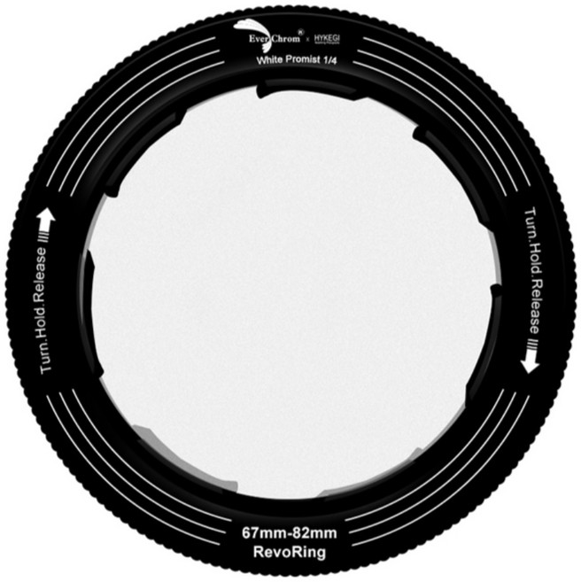 Ever Chrom 彩宣 White Promist 1/4快速磁吸接環白柔焦鏡 RW4, 1個, EC RW2-82