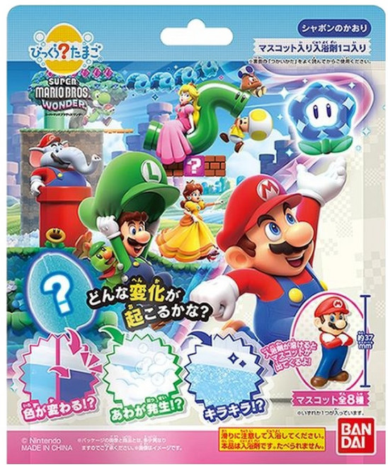 BANDAI 瑪利歐 沐浴球, 1個, 75g