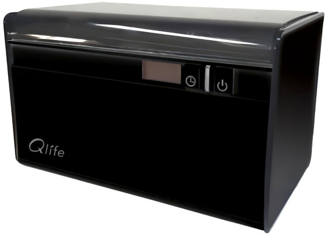 Qlife 質森活 Ag+銀離子抗菌超音波清洗機 台灣製造, 黑色, 1個
