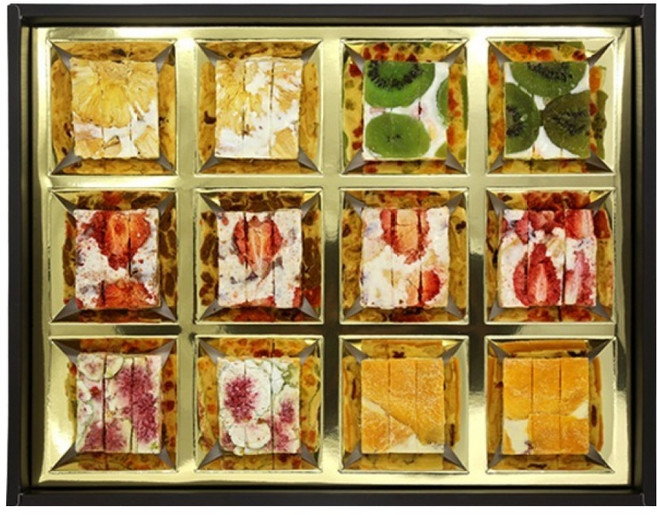 Mengxiang82 夢想 水果Q彈餅乾綜合12入 +購物袋, 1個, 單品