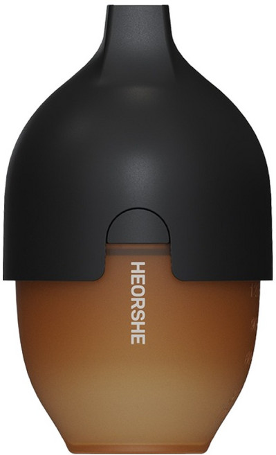 HE OR SHE 寬口矽膠仿母乳奶瓶, 黑色, 1個, 160ml