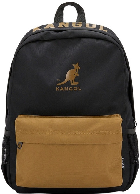 KANGOL 袋鼠 尼龍後背包 63258743, 卡其色