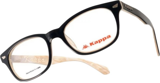 Kappa 4色 雙色風格方框光學眼鏡 KP1033 BK2