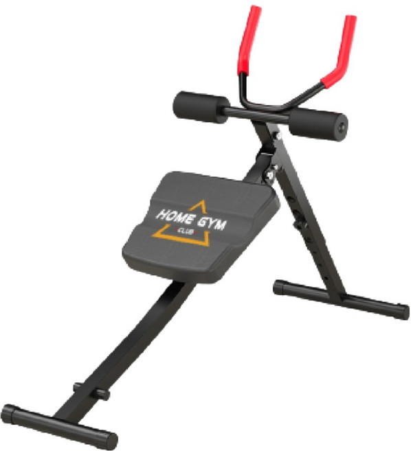 HOME GYM CLUB 居家健身 健腹機 一般款, 黑色 + 紅色, 單一商品