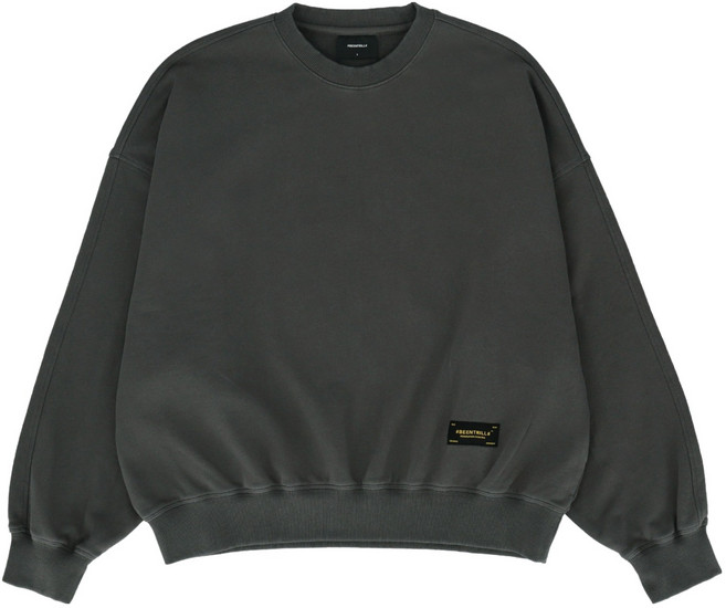 Beentrill 男女通用成衣染色超級合身大學T BA231RM010