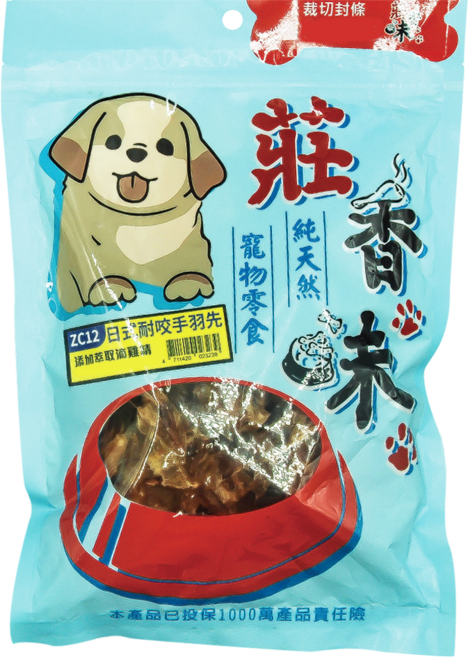 莊香味 犬用零食, 日式耐咬手羽先, 150g, 1包