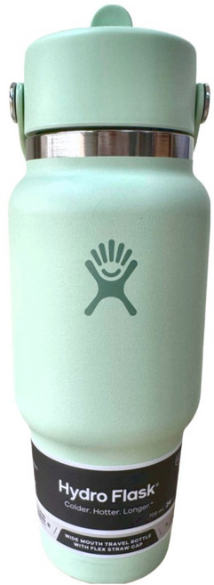 Hydro Flask 提環吸管隨行杯 24oz, 1個, 709ml, 蘆薈綠