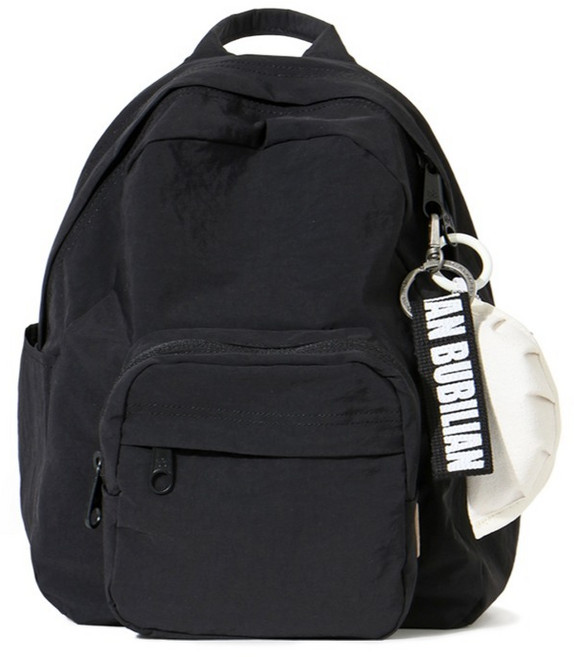 bubilian 柔軟迷你後揹包, 黑色