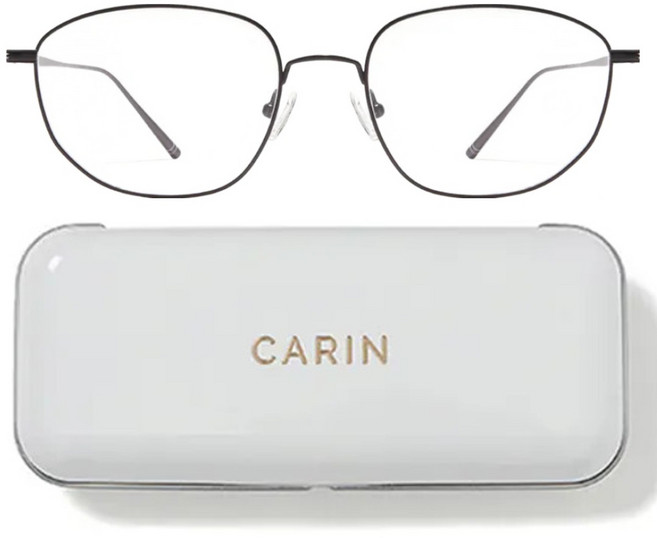 CARIN 鈦金屬 造型多邊框光學眼鏡 附眼鏡盒 EDELL-S-C1