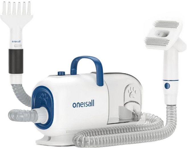 oneisall 二代吸 吹大全配 寵物美容機, 1個, 白色