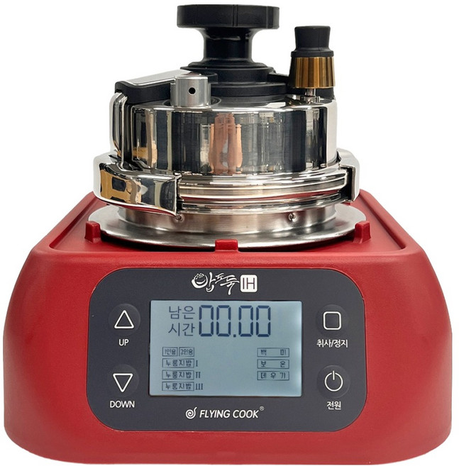 flyingcook Bapdo-bbot IH微波壓力電鍋 1~2人份特別套組, 紅色, 單一商品